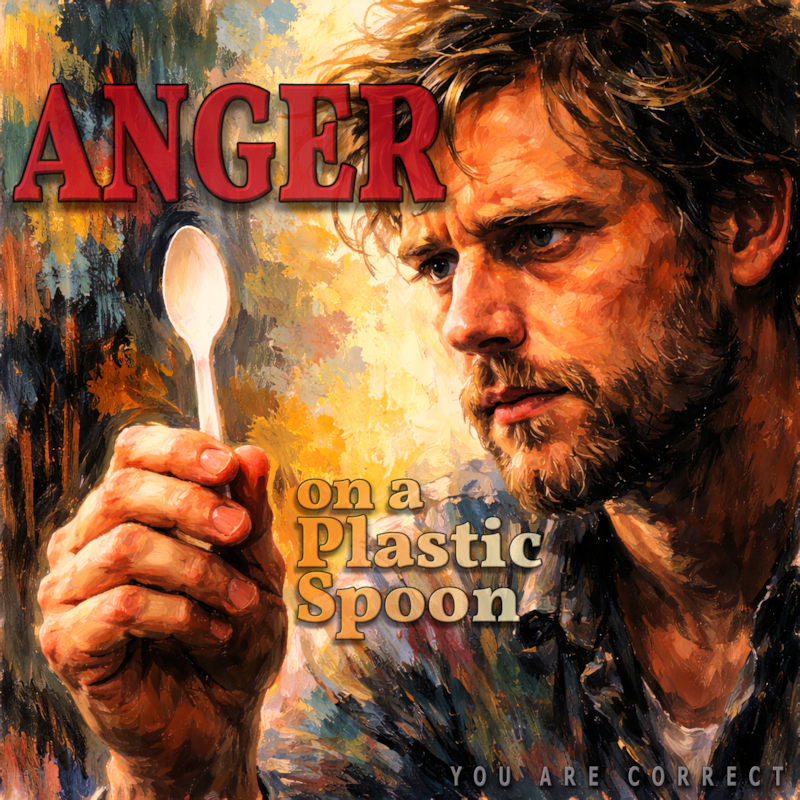  Anger on a Plastic Spoon cover art