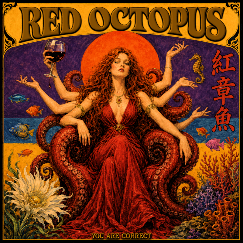 Red Octopus cover art
