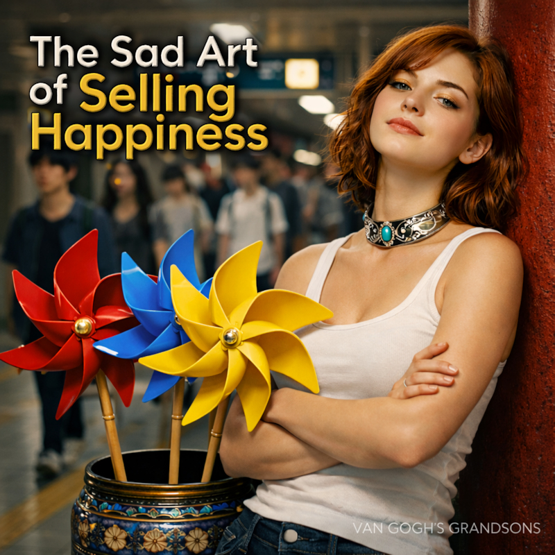 The Sad Art of Selling Happiness cover art