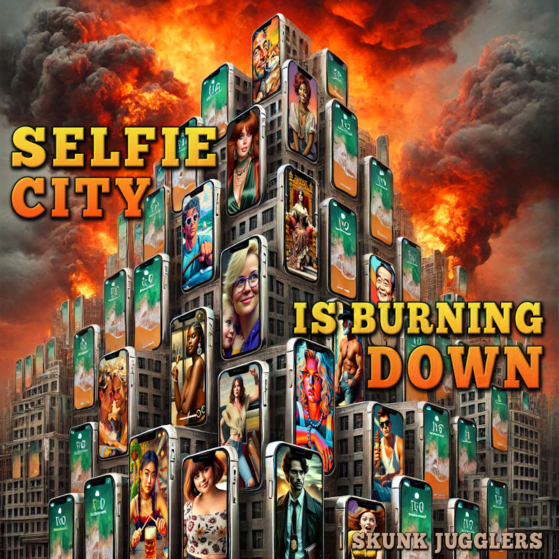  Selfie City Is Burning Down cover art