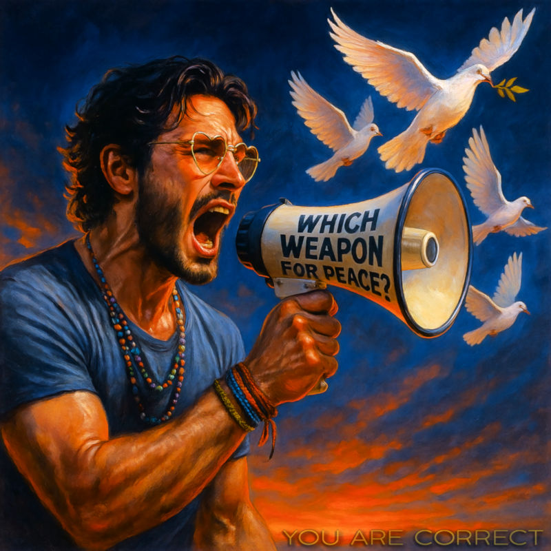  Which Weapon for Peace? cover art